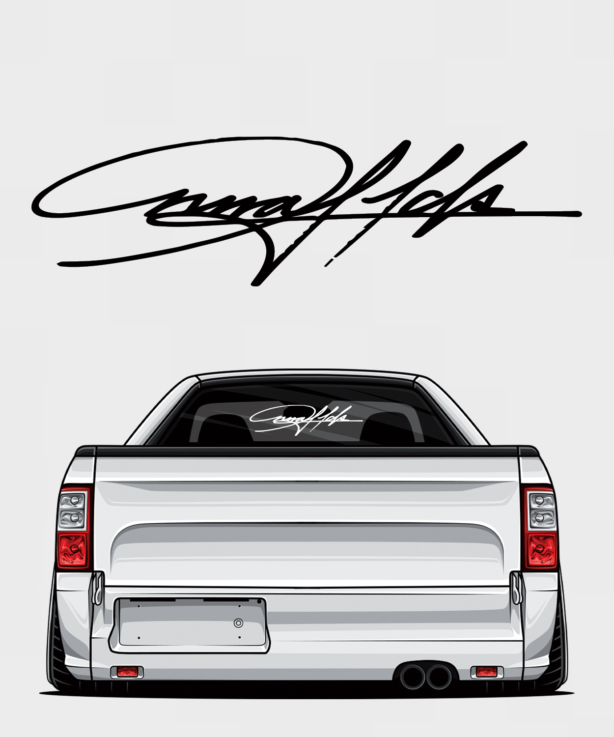 Signature Vinyl Sticker