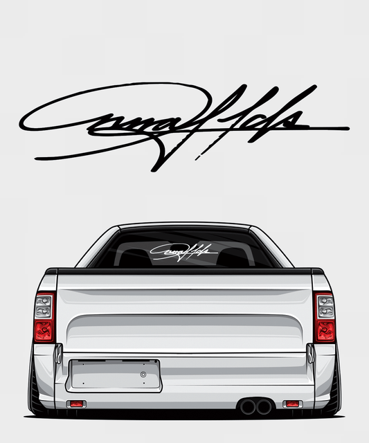 Signature Vinyl Sticker